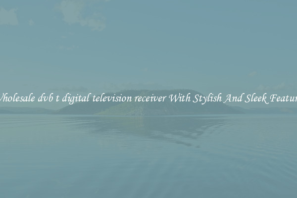 Wholesale dvb t digital television receiver With Stylish And Sleek Features