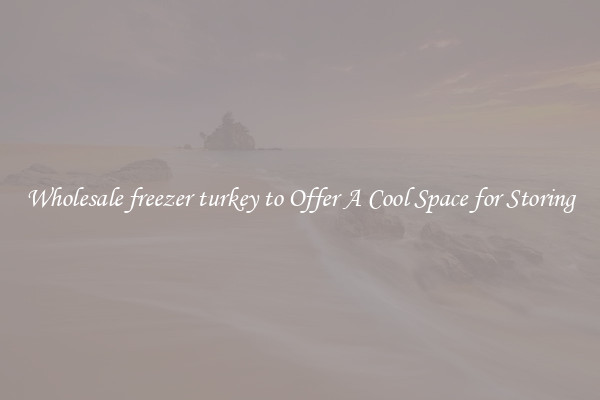 Wholesale freezer turkey to Offer A Cool Space for Storing