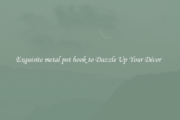 Exquisite metal pot hook to Dazzle Up Your Décor  