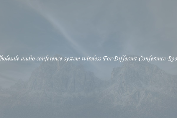 Wholesale audio conference system wireless For Different Conference Rooms