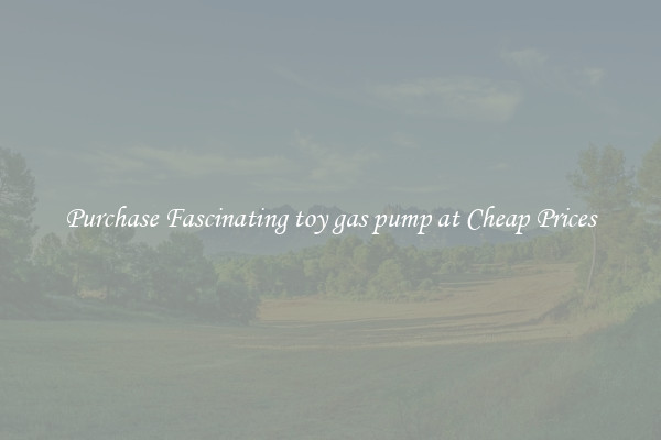 Purchase Fascinating toy gas pump at Cheap Prices