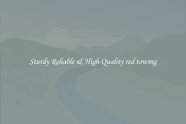 Sturdy Reliable & High-Quality red towing